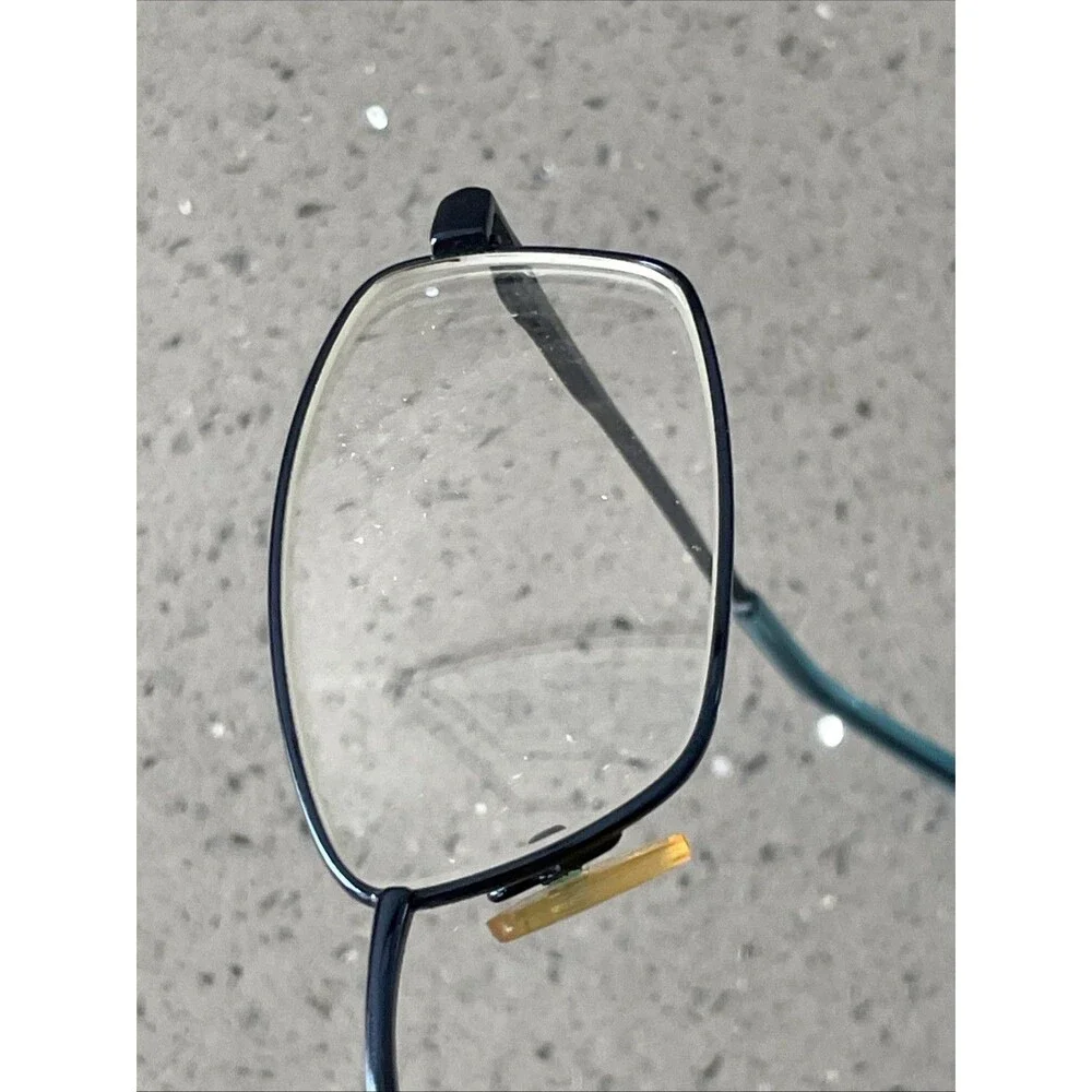Unbranded WM1028 NV Navy Rectangle Full Rim 52-16-135 Eyeglasses Frames ONLY